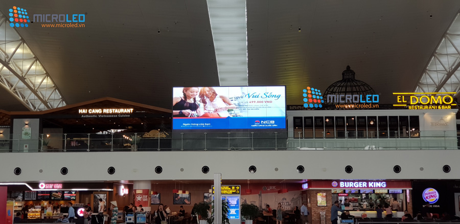 Màn hình quảng cáo Video wall tại sân bay Nội Bài